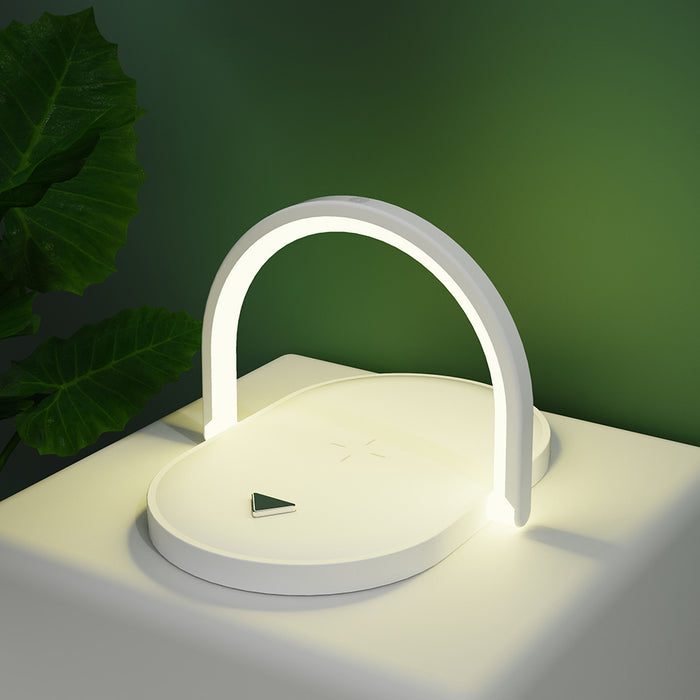 Otoviz Lampka nocna z ładowarką bezprzewodową 15 W i uchwytem