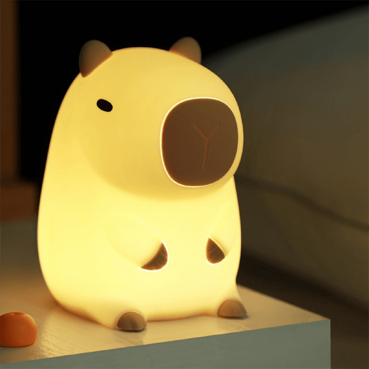 SquishBara | Kapibara Squishy Lampa Nocna Idealny Prezent dla Wszystkich Wieków