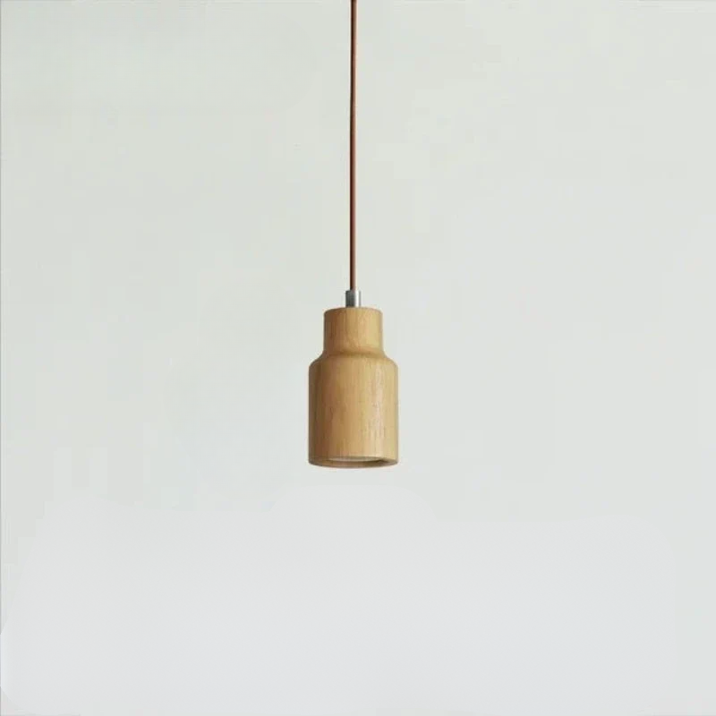 SkandicGlow | Skandynawska lampa wisząca z drewna