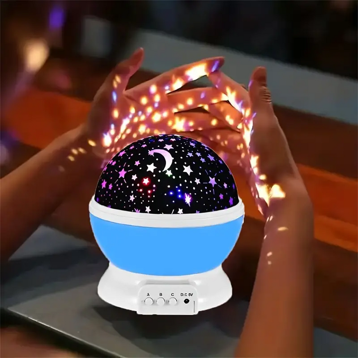 Lampa Nocna Projektor Gwiazd - Luna