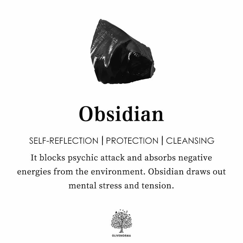 Dekoracja Kuli Kryształowej Obsidianu