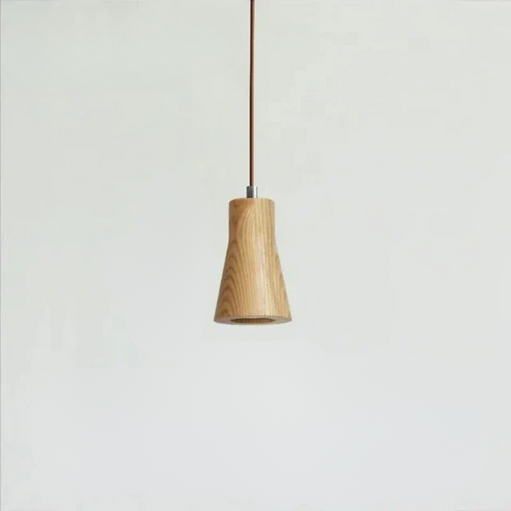 SkandicGlow | Skandynawska lampa wisząca z drewna