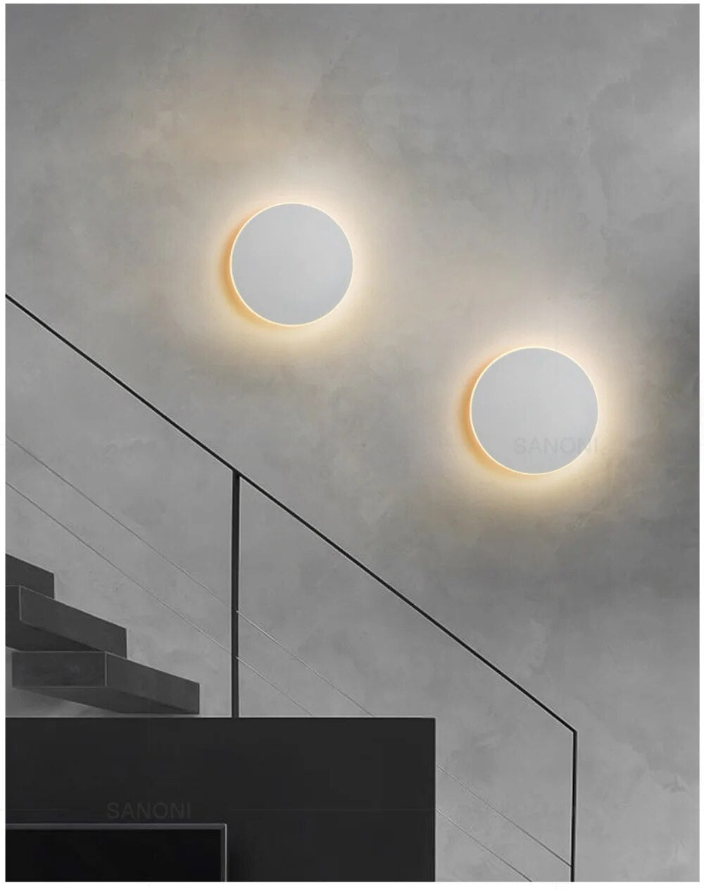 Sleeksphere – Okrąła Lampa LED na Ścianę