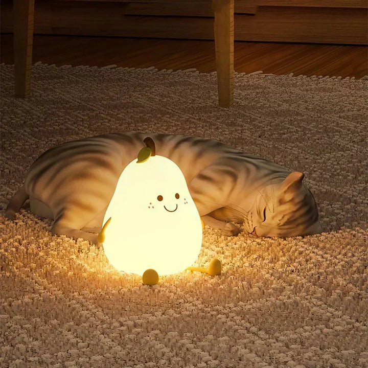 Przytulna Lampa Nocna Gruszka – Dla Idealnego Snu