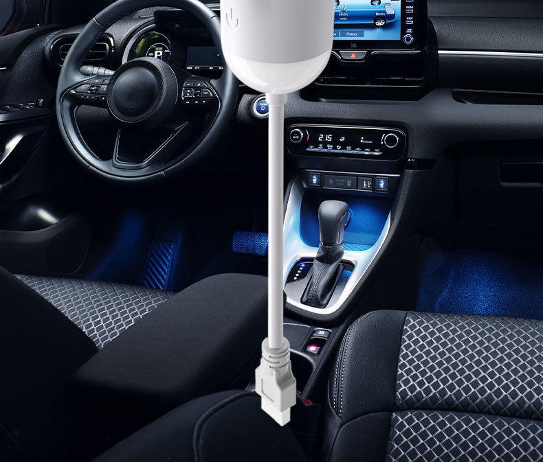 Mini projektor USB wyświetlający gwiazdy na suficie auta