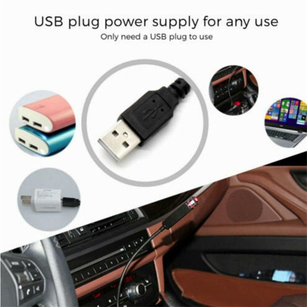 Romantyczna USB Nocna Lampa sufitowa do samochodu i domu