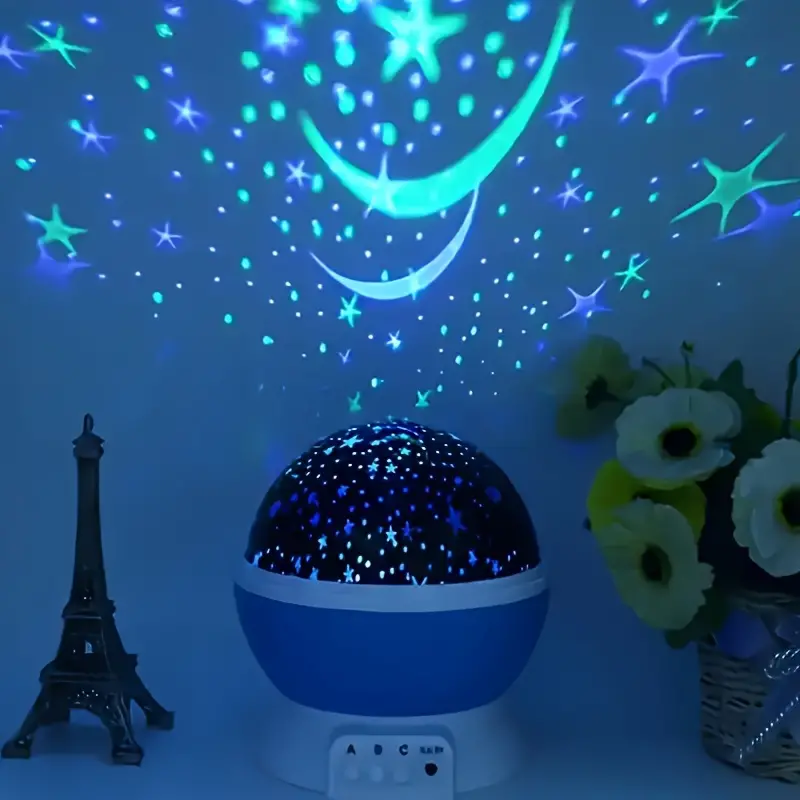 Lampa Nocna Projektor Gwiazd - Luna