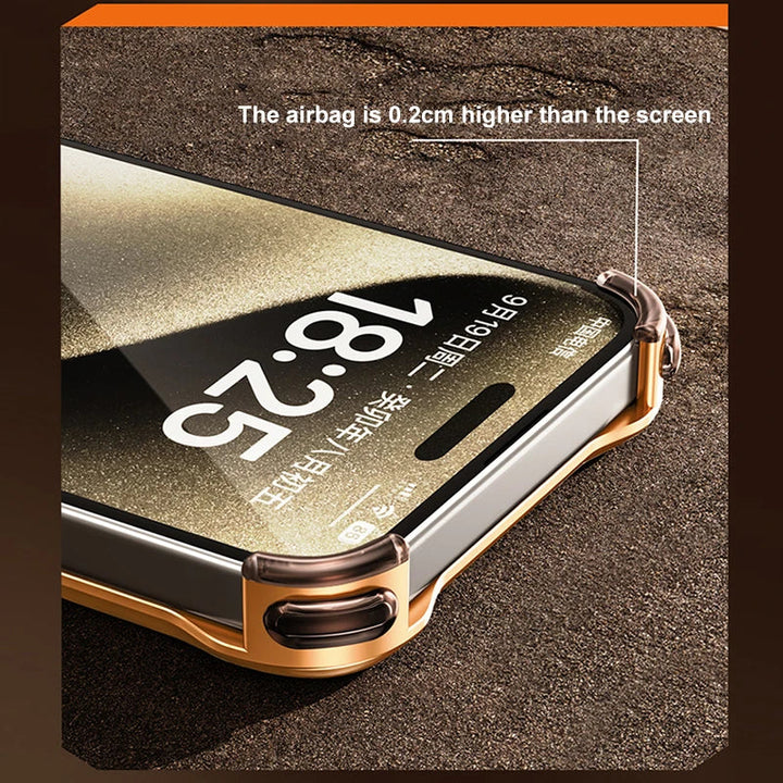 Obudowa Bumper iPhone z Metalowym Brzegiem Bezramkowym
