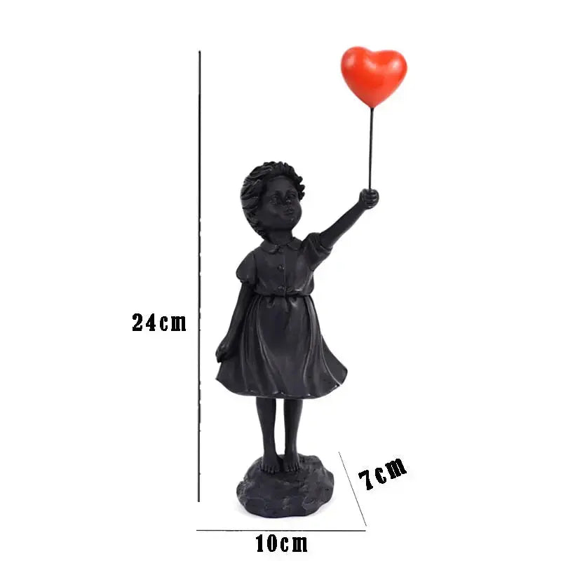 Statua Dziewczyny z Balonem Banksy&