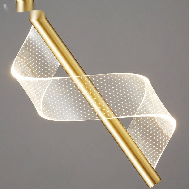 Nowoczesna Spiralna Lampa Wisząca LED