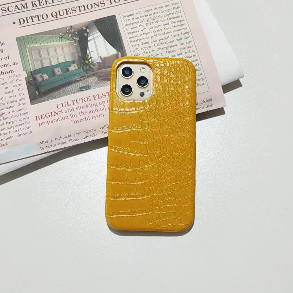 Etui na telefon z prawdziwej skóry – odporne na upadki i ślady palców