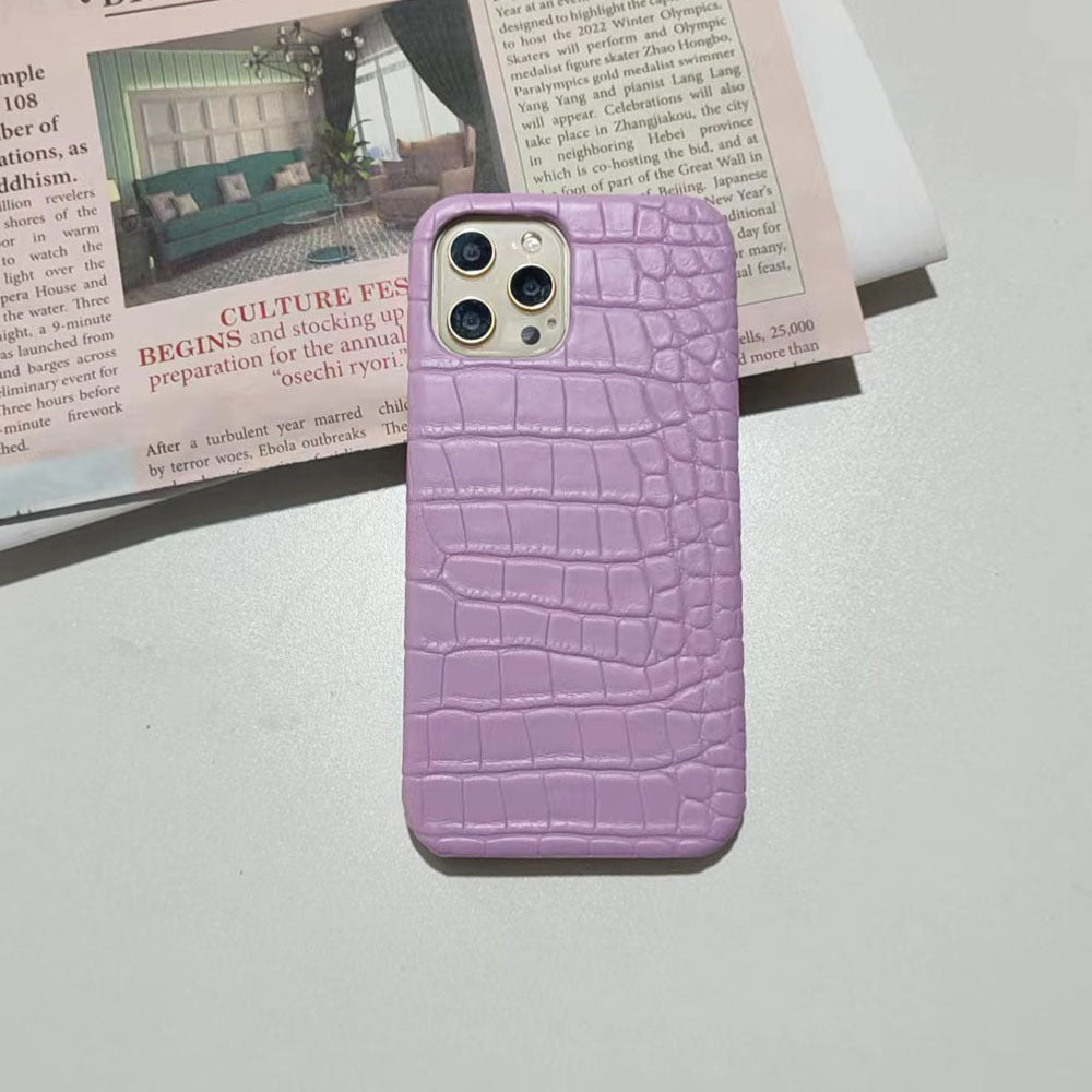 Etui na telefon z prawdziwej skóry – odporne na upadki i ślady palców