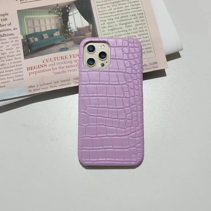 Etui na telefon z prawdziwej skóry – odporne na upadki i ślady palców