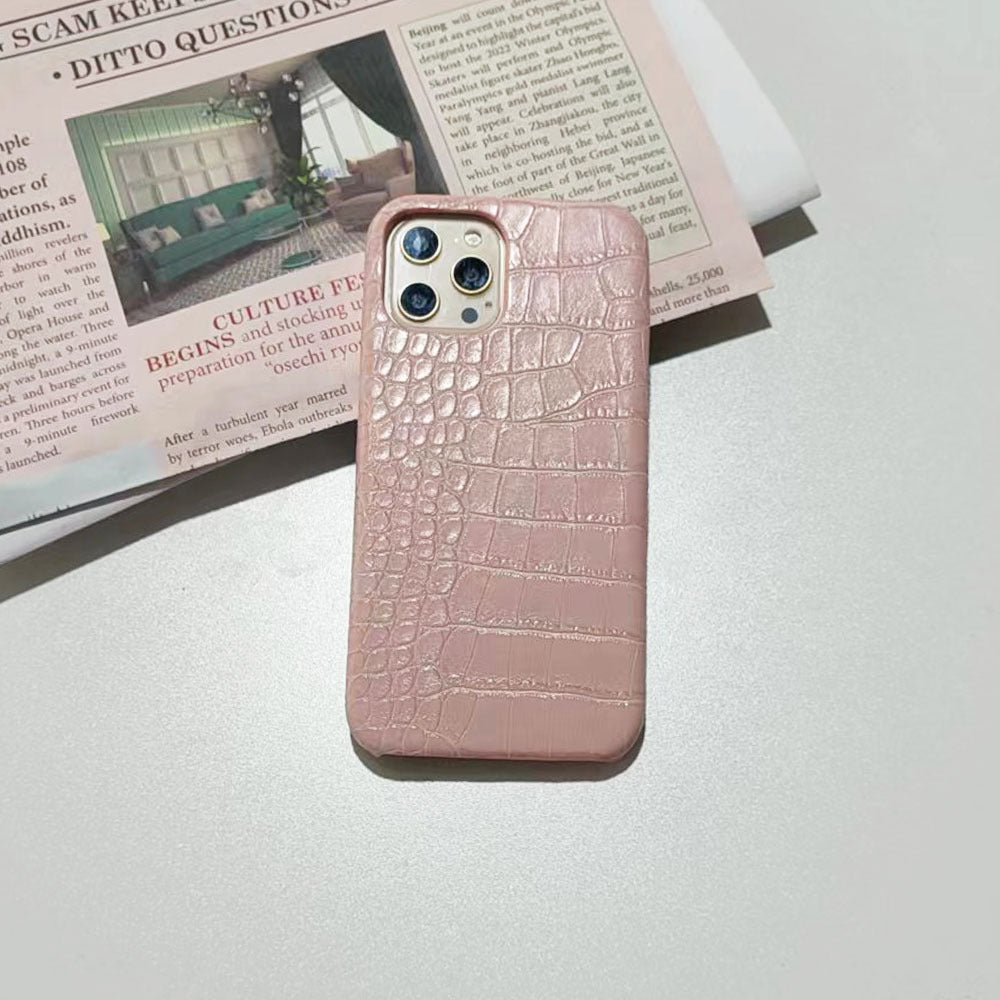 Etui na telefon z prawdziwej skóry – odporne na upadki i ślady palców