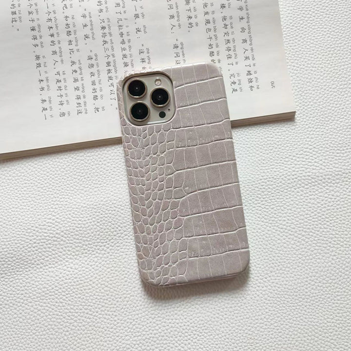 Etui na telefon z prawdziwej skóry – odporne na upadki i ślady palców