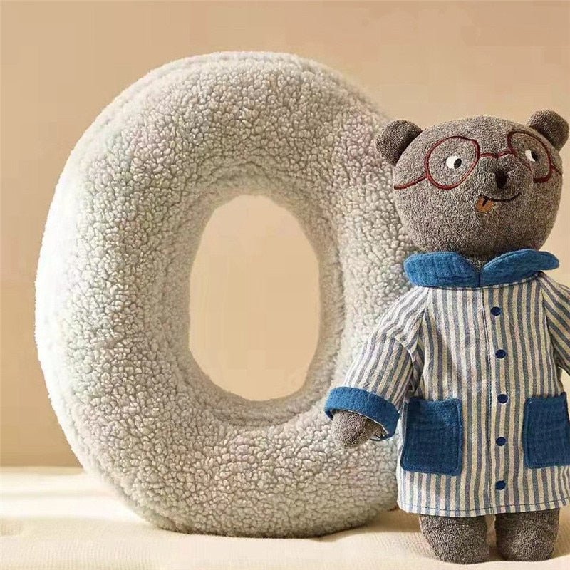 Poduszka PlushLetter - Miękka Poduszka w Kształcie Litery do Sypialni i Pokoju Dziecięcego