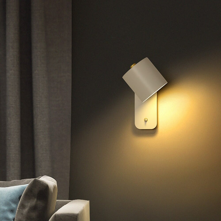 Nowoczesne lampy ścienne LED z włącznikiem do wnętrz