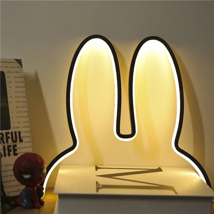 USB Ładowana Lampa Nocna Króliczek z Ambientowym Oświetleniem - BunnyLight |