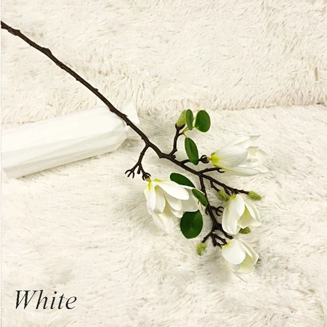 SilkSplendor - Realistyczne sztuczne gałęzie magnolii