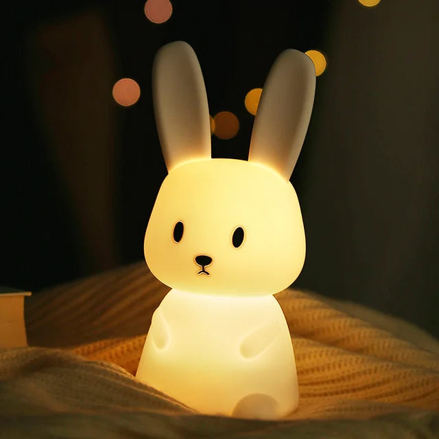 Lampka nocna LED dla dzieci – ściemniana lampka nocna z -designem, ładowana przez USB, z dotykowym sterowaniem |