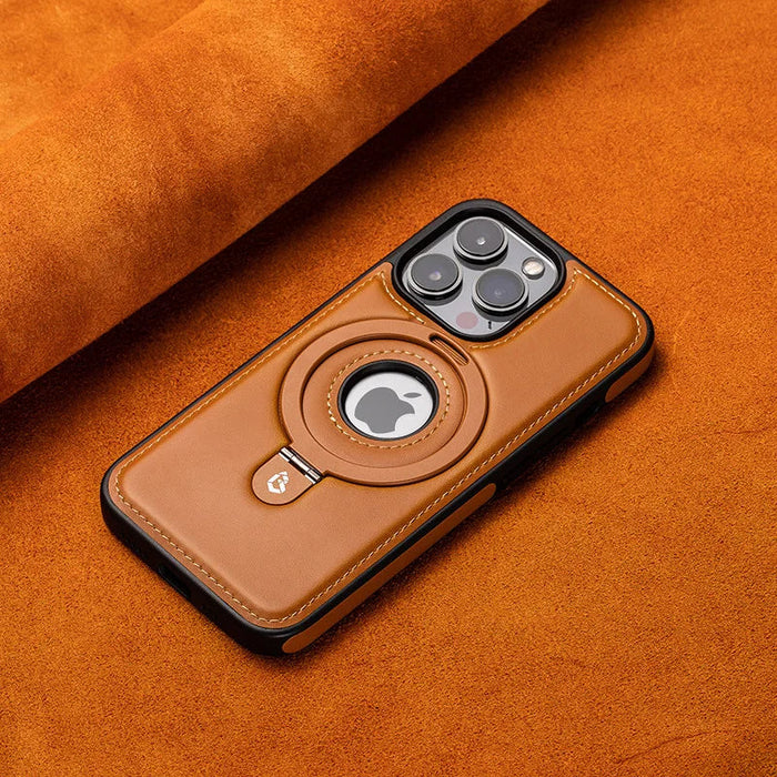 Magnetyczna etui na iPhone'a z niewidocznym uchwytem