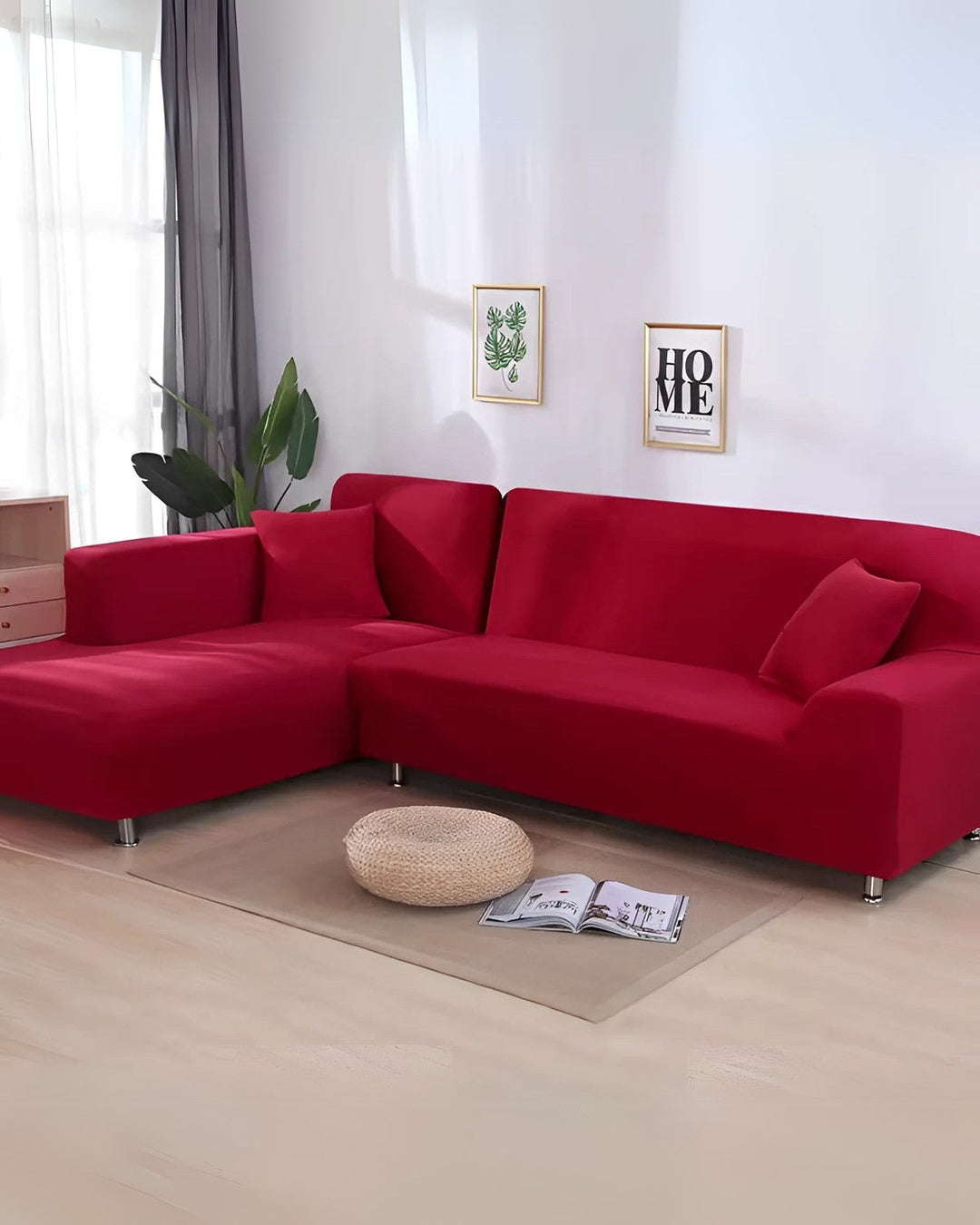 Elegancka Pokrywa na Sofę Modułową z Możliwością Dowolnego Ułożenia