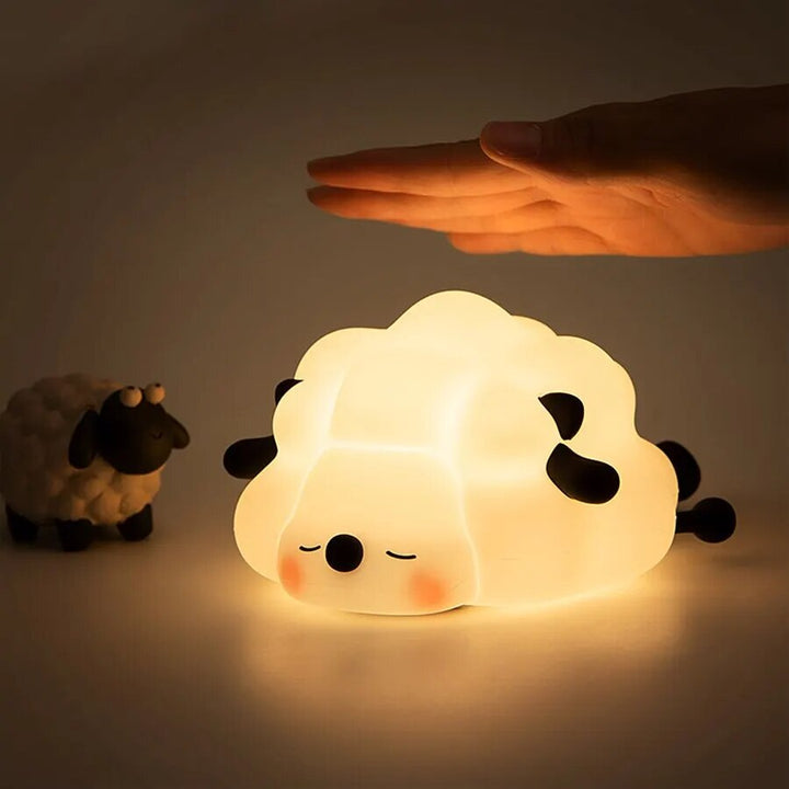 DreamGlow | Luksusowa Nocna Lampa z Czujnikiem Dotykowym – Miękka Lampa LED przy Łóżku dla Dzieci