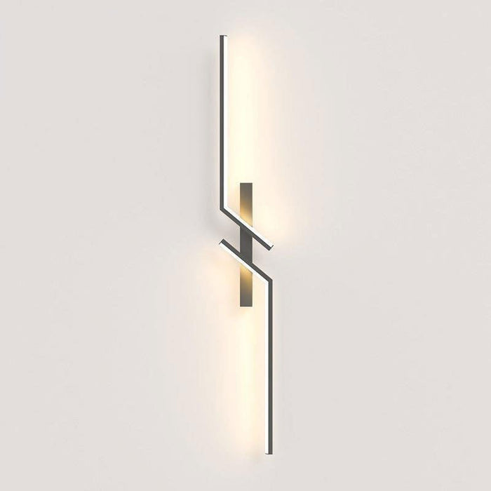 Kreatywna lampa ścienna LED z designem w paski | Nowoczesny design