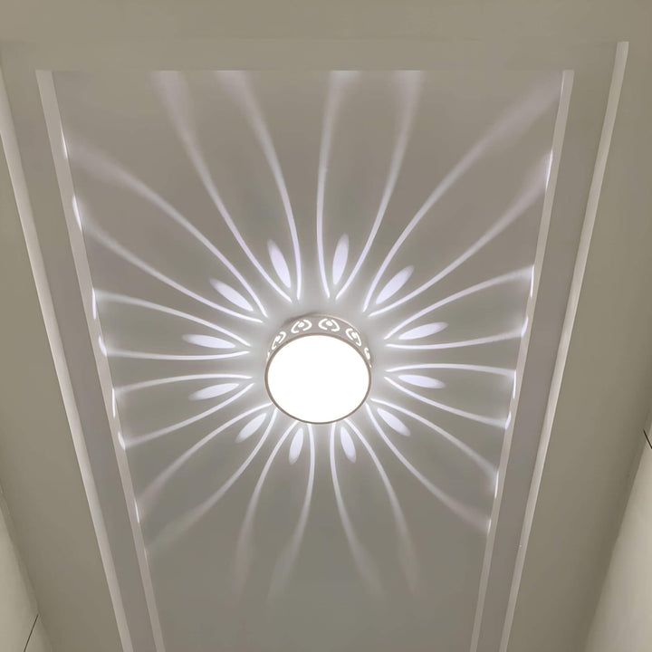 Nowoczesna lampa sufitowa LED - do wejścia, korytarza i balkonu