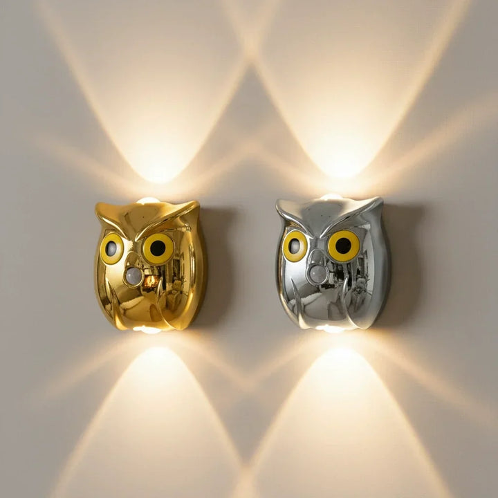 Patented Owl Wall Lamp Night Light Motion-Sensing Magnetic Dimmable