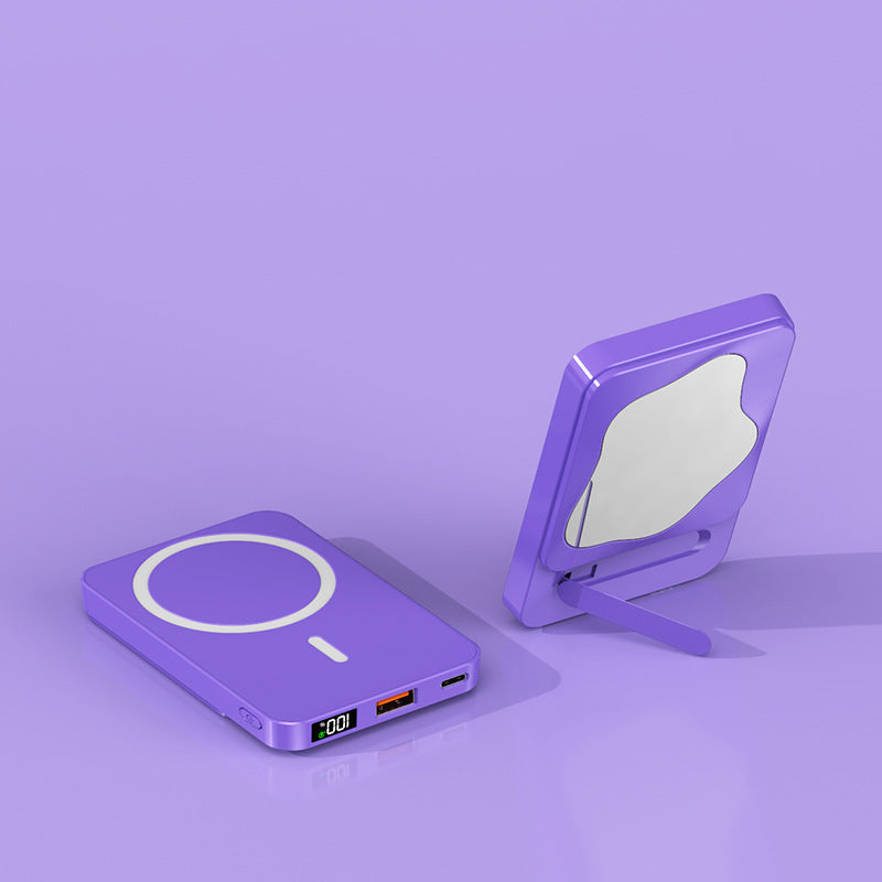 Przenośny Power Bank z Wbudowanym Lustrem