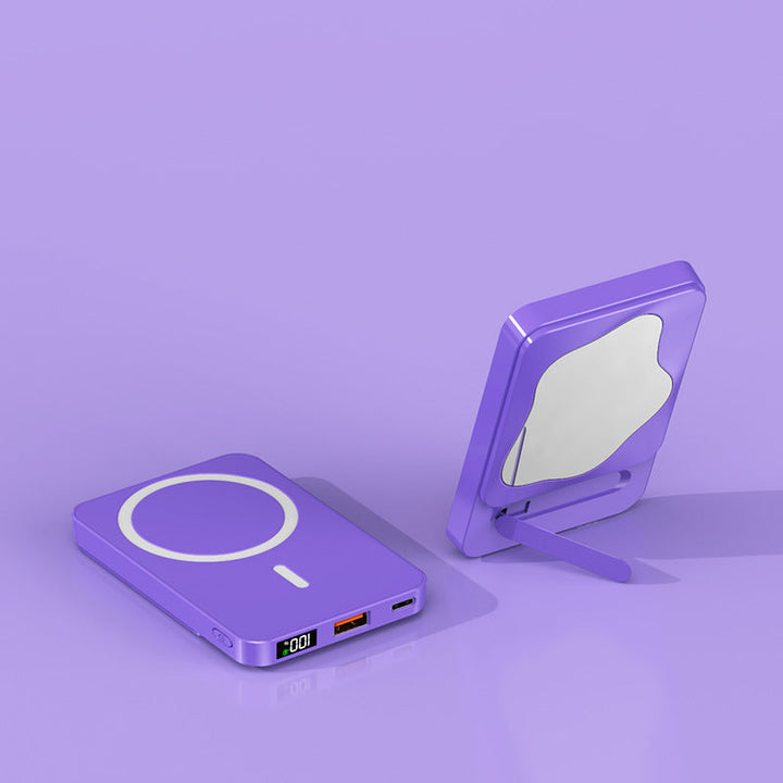 Przenośny Power Bank z Wbudowanym Lustrem