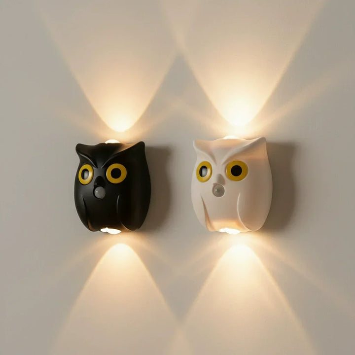 Patented Owl Wall Lamp Night Light Motion-Sensing Magnetic Dimmable
