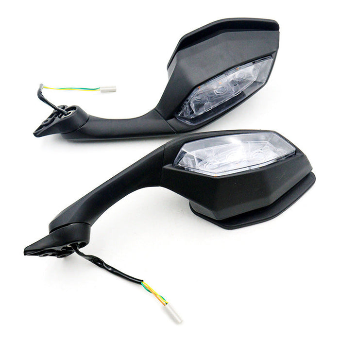 Regulowane Lusterko Wsteczne LED do Motocykla