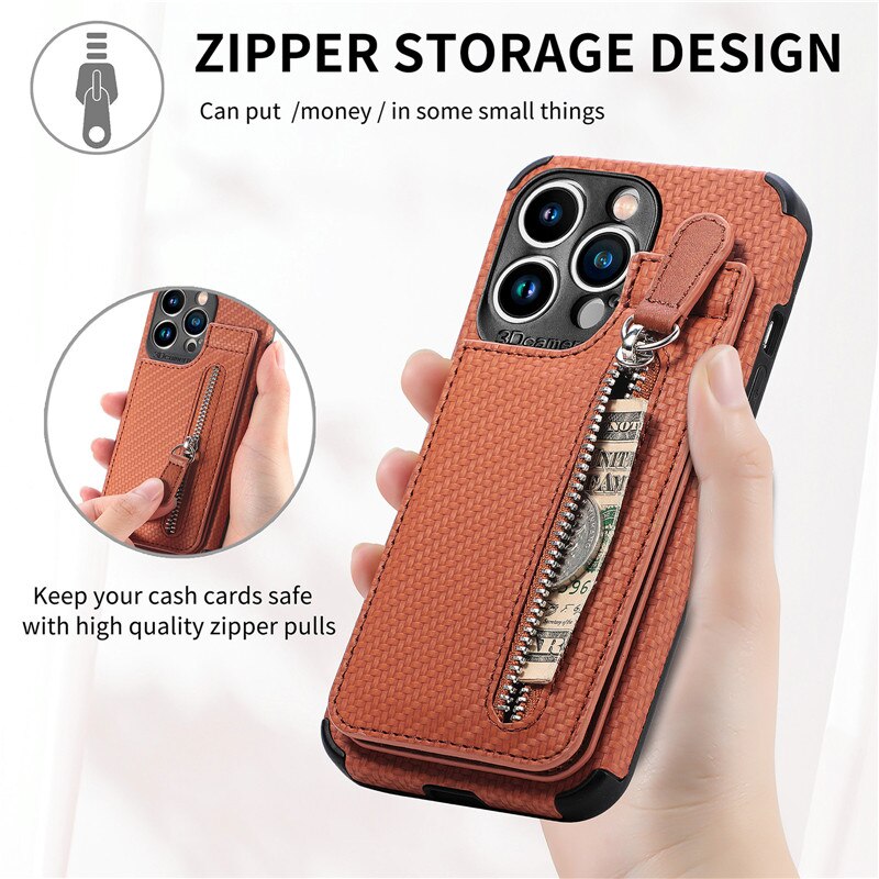Etui Portfel Zip Zip Elegance do iPhone&