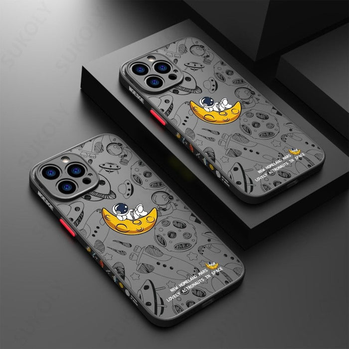 Etui na iPhone Space Road Relax Astronauta