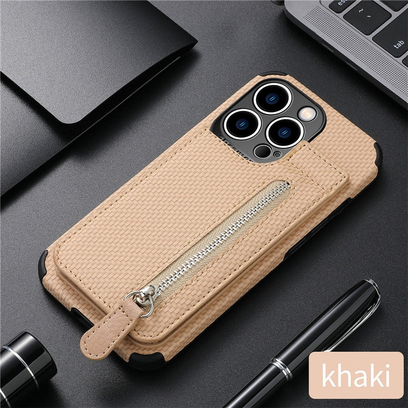 Etui Portfel Zip Zip Elegance do iPhone&