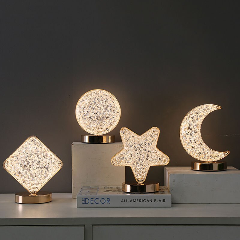 Magiczna Nocna Lampa Księżycowa