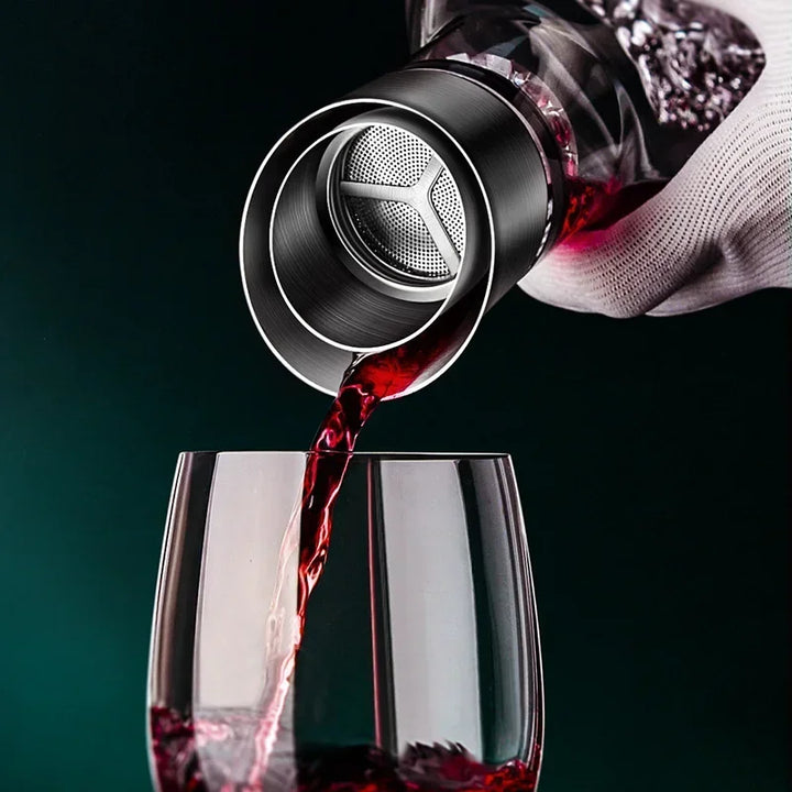 1500ml Karafka Iceberg Kreatywna Wysokiej Jakości Kryształ Bez Ołowiu Luksusowy Dystrybutor Wina Czerwonego Karafka do Wina