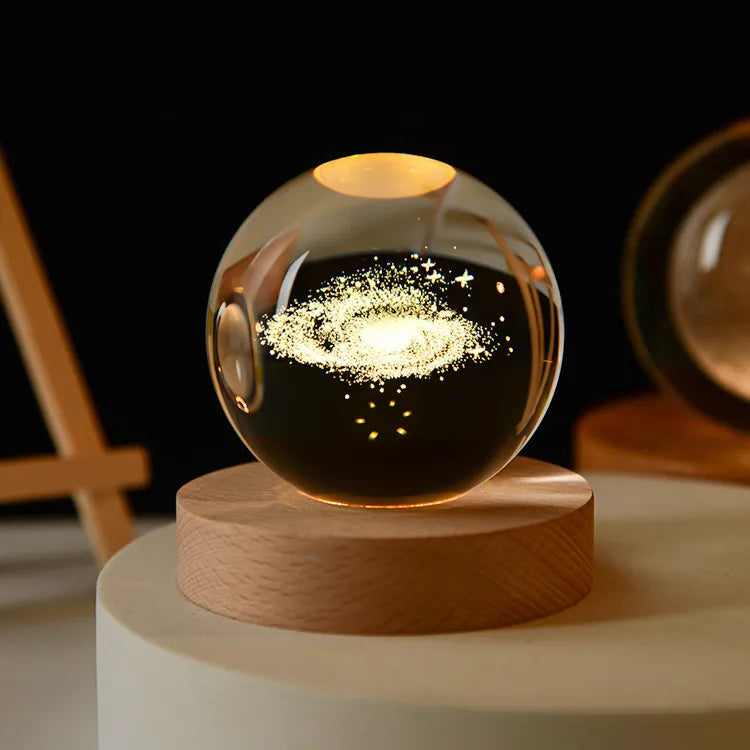 Świecące 3D Kryształowe Lampy Nocne – Unikalne Prezenty na Każdą Okazję