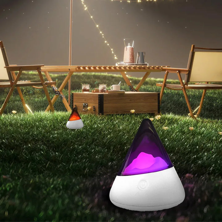 Bezprzewodowa LED Lampa Nocna Iceberg – Nowoczesny Design dla Relaksującego Oświetlenia
