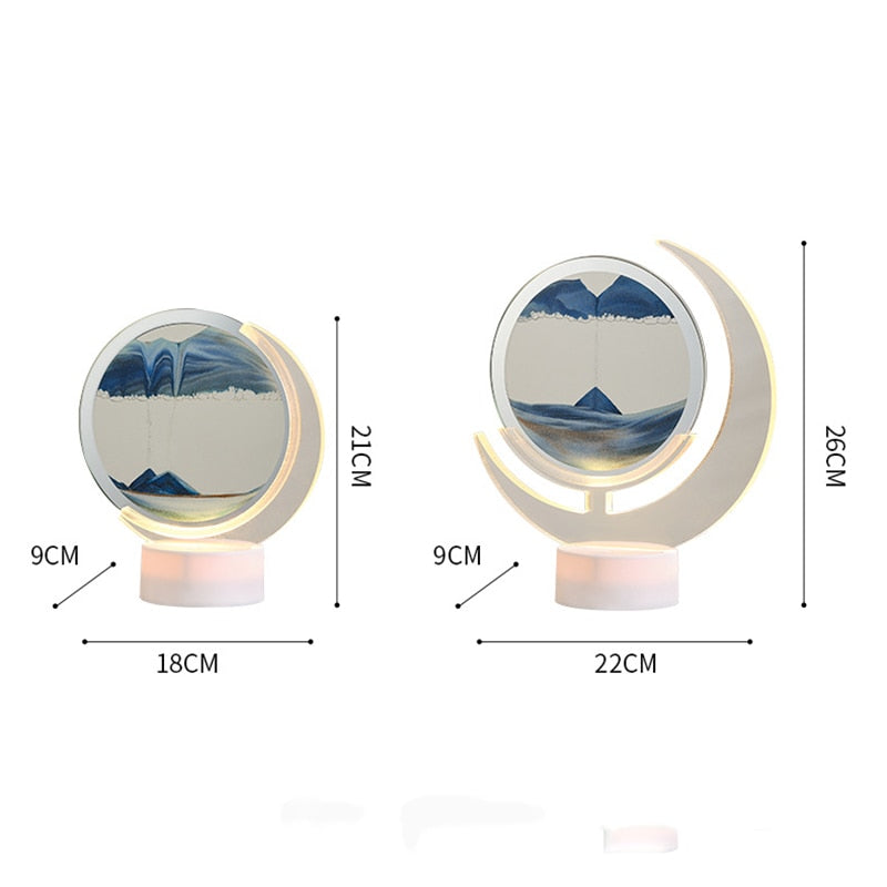 Księżycowa Lampa Nocna Sand Serenity