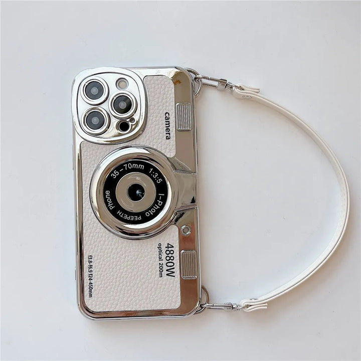 Ponadczasowy pokrowiec na iPhone inspirowany aparatem