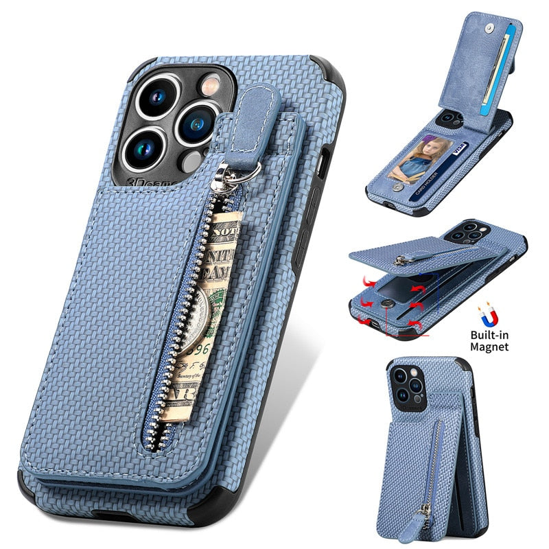 Etui Portfel Zip Zip Elegance do iPhone&