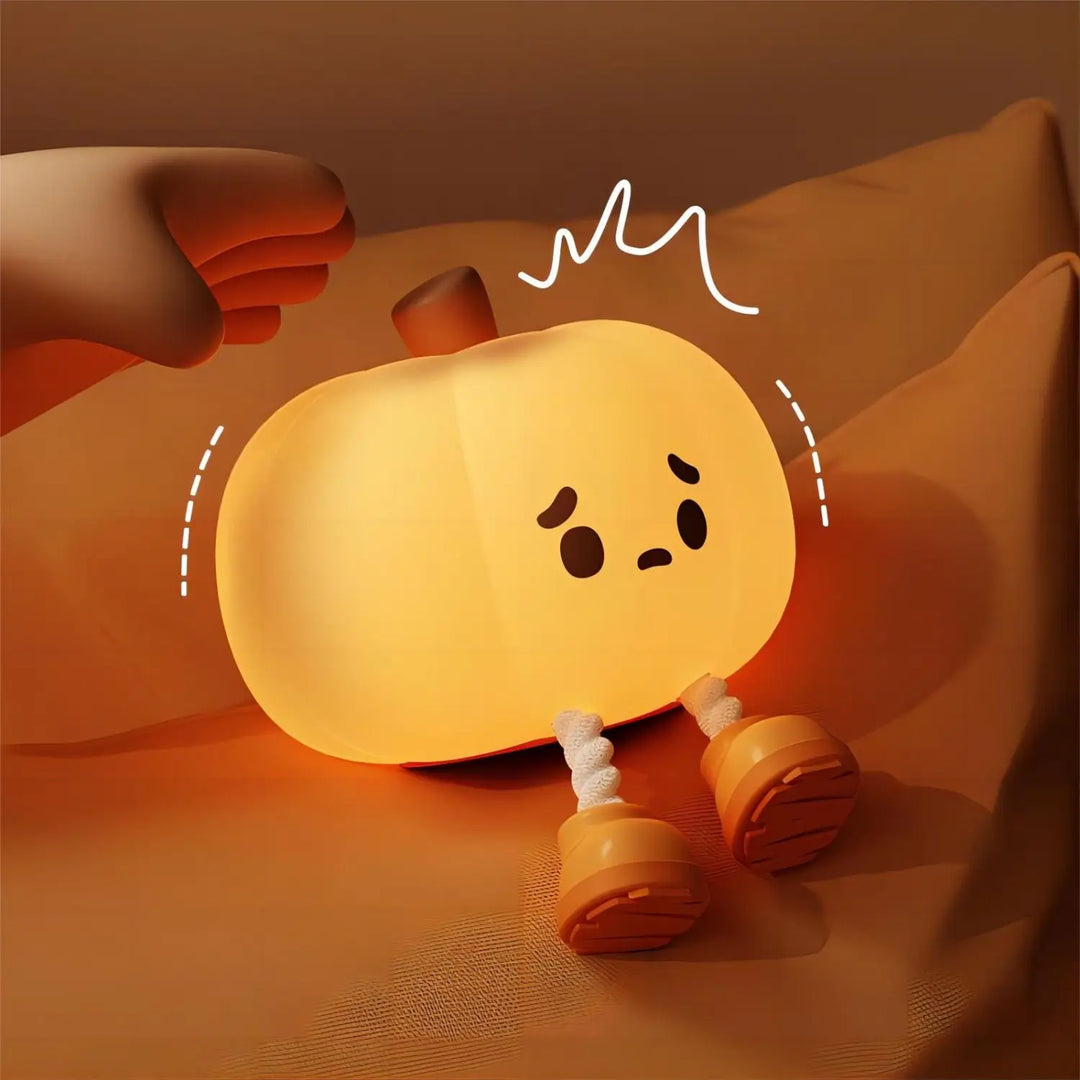 GlowPumpkin Light - Atmosferyczna Lampka Nocna z Ciepłym Blaskiem
