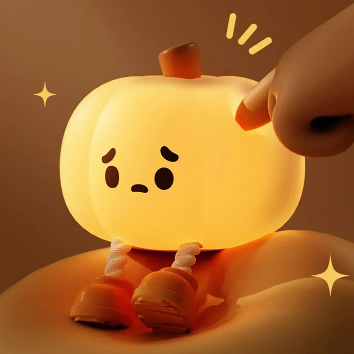 GlowPumpkin Light - Atmosferyczna Lampka Nocna z Ciepłym Blaskiem
