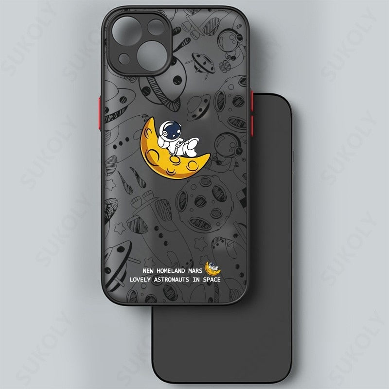 Etui na iPhone Space Road Relax Astronauta