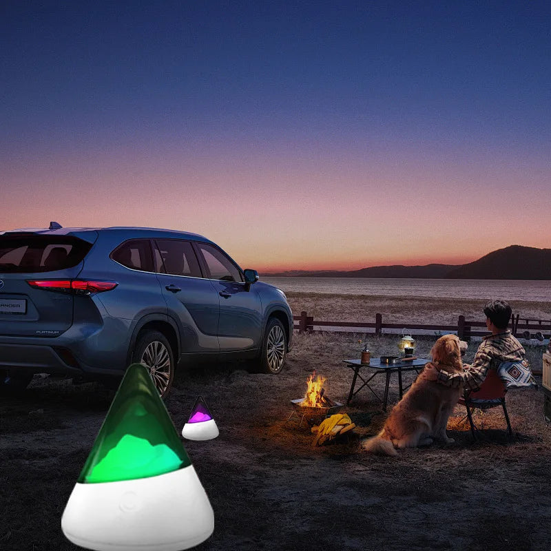 Bezprzewodowa LED Lampa Nocna Iceberg – Nowoczesny Design dla Relaksującego Oświetlenia