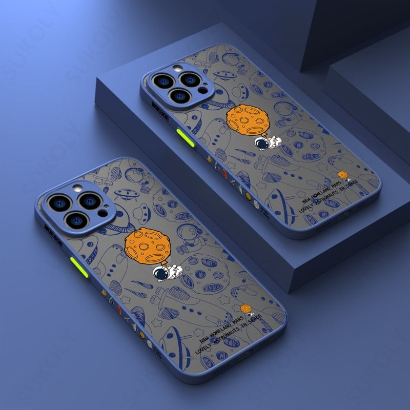 Etui na iPhone Space Road Relax Astronauta