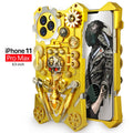 Etui na iPhone w stylu Cyberpunk z Mechanic Skull